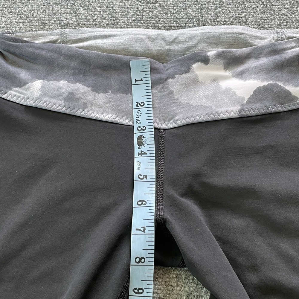 Lululemon Leggings Womens 8 Lulu Pants 30 X 16 Compression Zip Run For It Crop - Picture 8 of 13